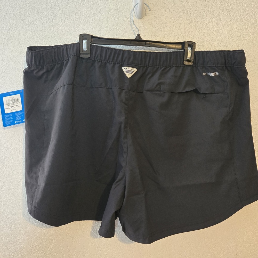 Columbia PFG Omni-Shade Shorts Womens 2X Black Performance Fishing Gear UPF 50 - Picture 13 of 16